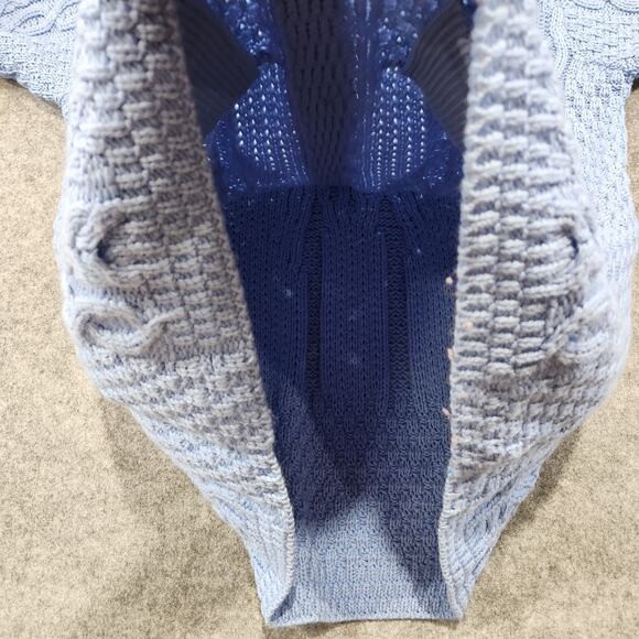 Kilronan Knitwear Womens L Large 100% Merino Wool Cableknit Cardigan Sweater - Picture 12 of 15